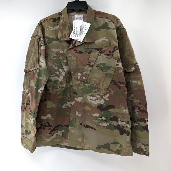 Military Combat Coat Men's M Regular Desert‎ Camo Zip Repellent Apparel Pockets - Picture 1 of 11